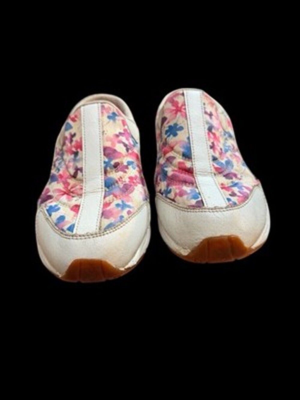 Easy Spirit Traveltime 592 Floral Slip-On Mules Sneakers Size 9.5M